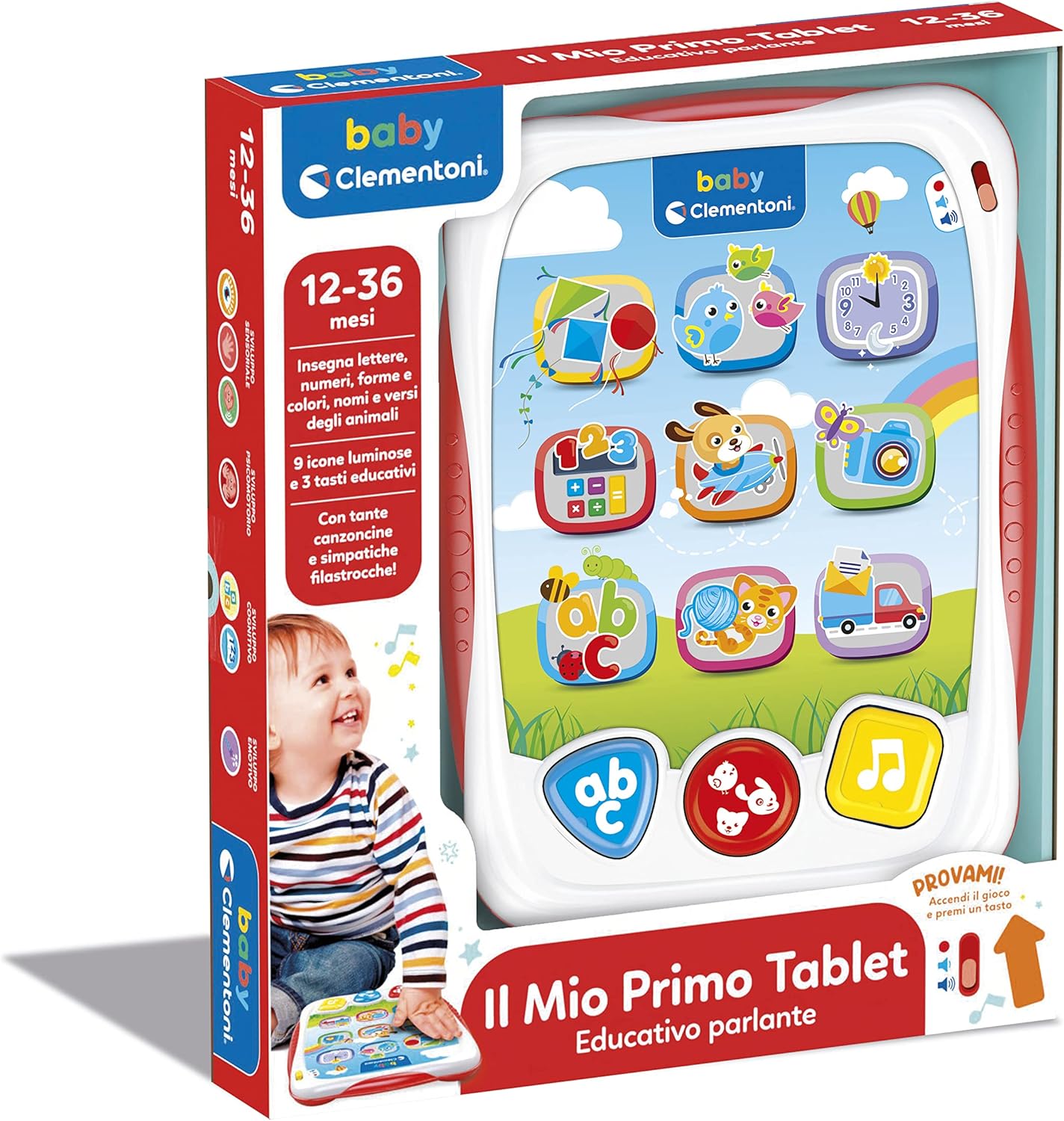 95658b1dfdd3f2c9f4c235341c7d0d25 Clementoni Il Mio Primo Tablet - immagine 1