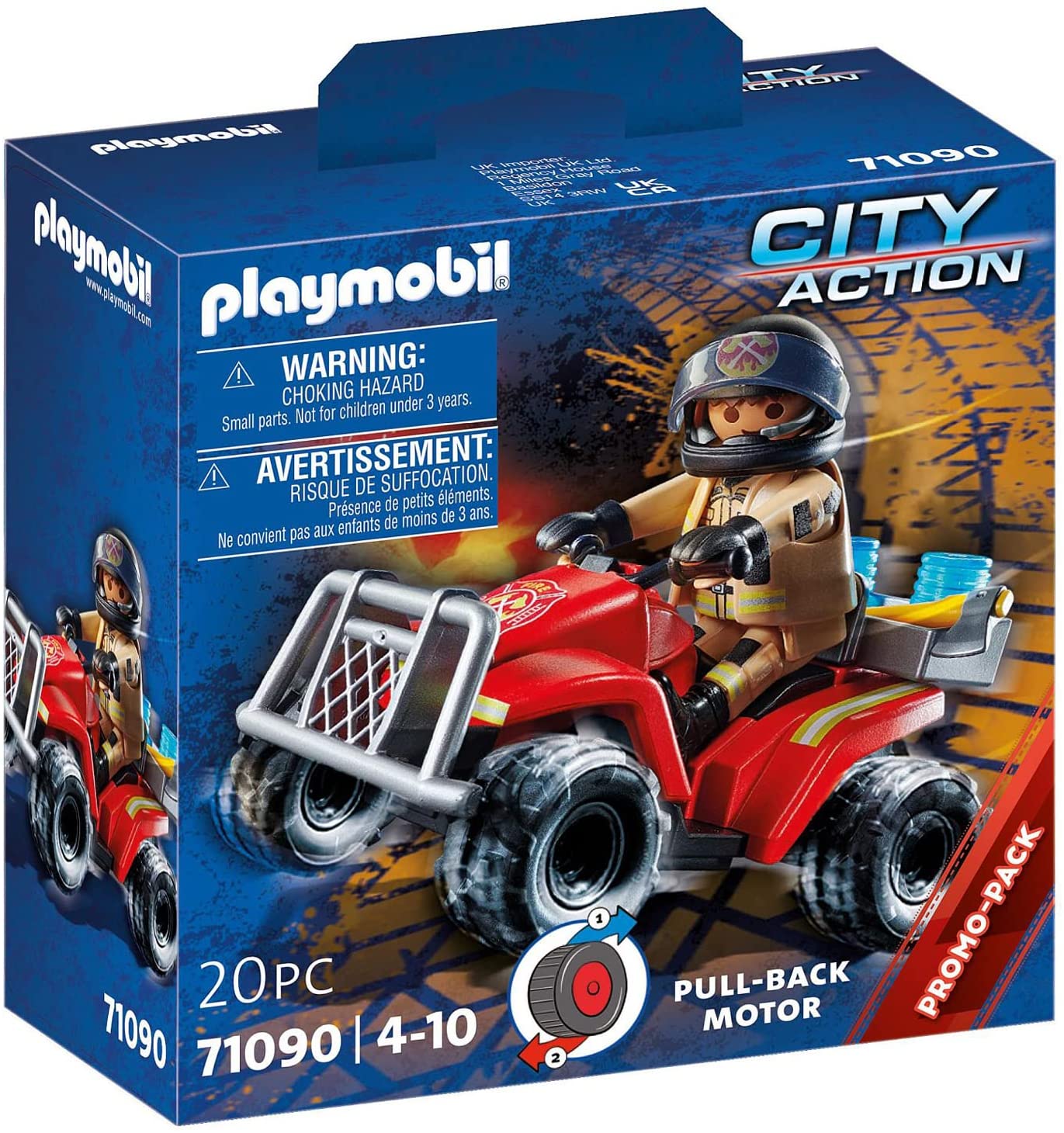 95a5404ce236969464e620c2e5f60506 Playmobil QUAD Vigili del Fuoco - immagine 1