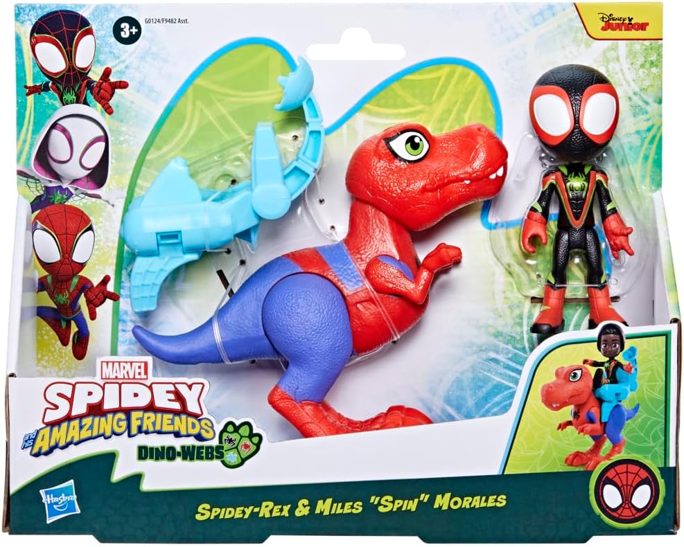 966988ea8feb62587b9a9c1dd78bcff6 Spidey Dino con Personaggi e Accessori - Miles Morales - immagine 1