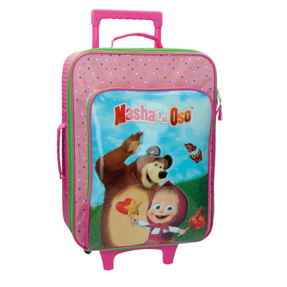 9685a6866036556ac0e2620f9f404b68 ***Masha e Orso Trolley Morbido - immagine 1