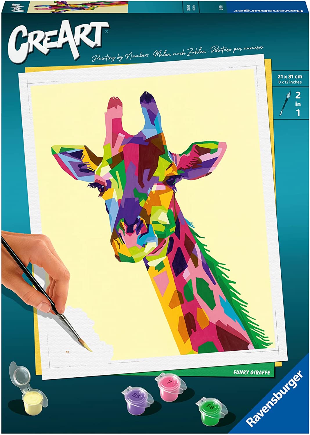 9694b514b57613e5925305638434440e Ravensburger Creart Serie Trend C - Giraffa Funky - immagine 1
