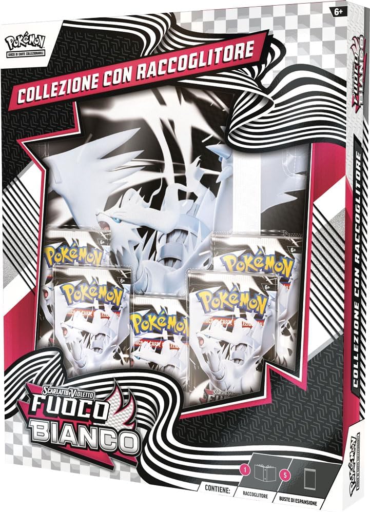 96c82248d1ddc9ced837ff2908f32f52 Pokemon sv 10.5 collezione con raccoglitore fuoco bianco - immagine 1