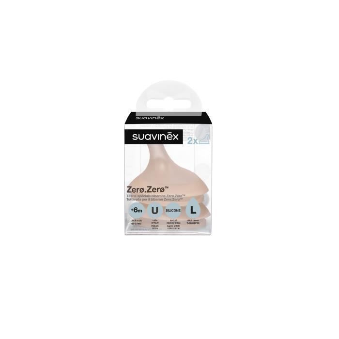 970fecc176be6f804a88c3f6f6906e45 Suavinex Zero Zero TETTARELLA flusso denso / L 2pz - immagine 1