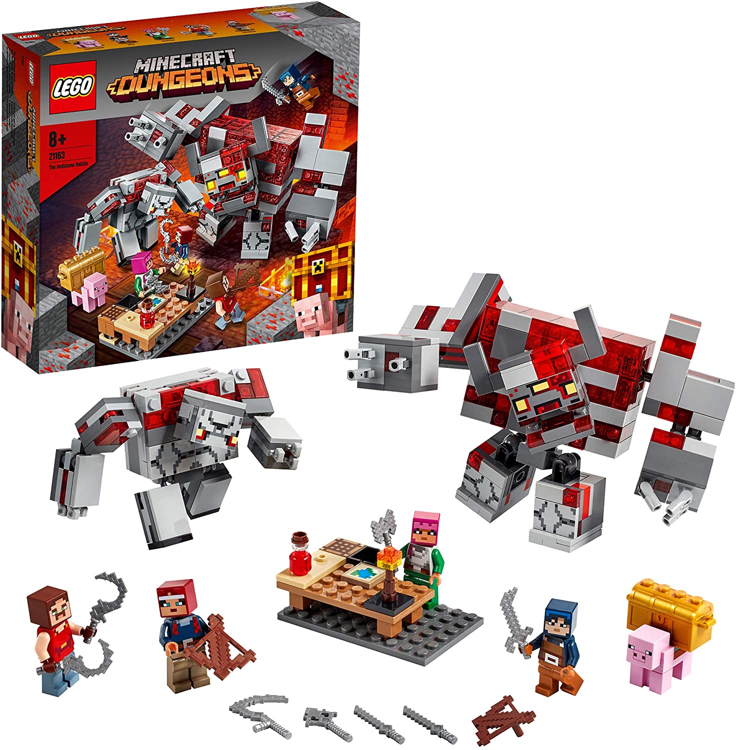 976040b1e75b81f597fbef9e749dea84 Lego Minecraft La battaglia della pietrarossa - immagine 1