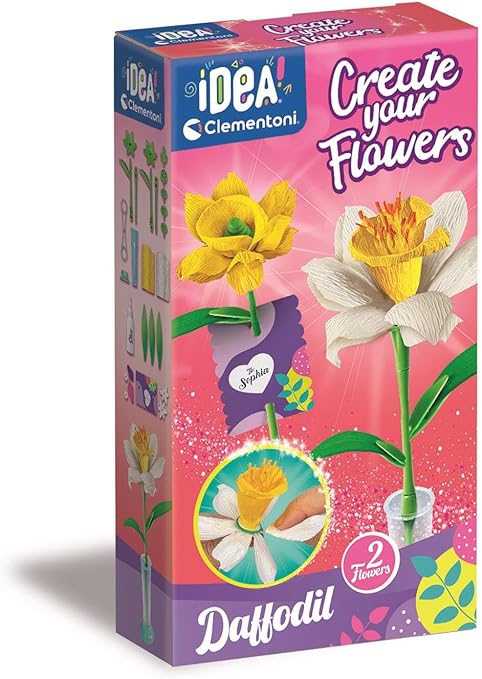 977857e11dc220dd001e604af998b6c3 Clementoni Idea - Crea i tuoi Fiori - Narciso - immagine 1