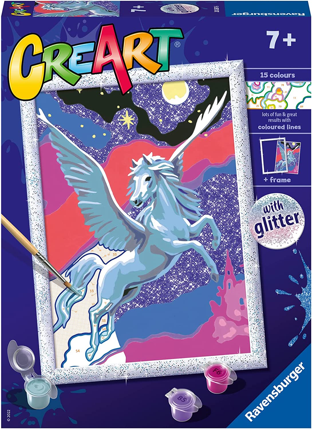 97eb864a5c358e4d0c9c3cd27bd8f06f Ravensburger CreArt Serie D - Pegaso Scintillante - immagine 1