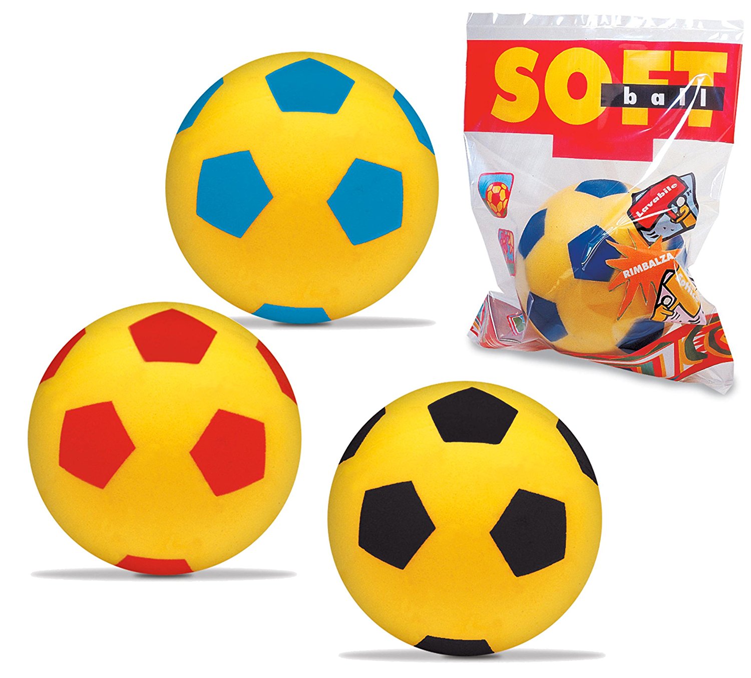 98c7249a99b16b74e4b2fac238a39208 Pallone Soft Football in spugna cm.20 - immagine 1