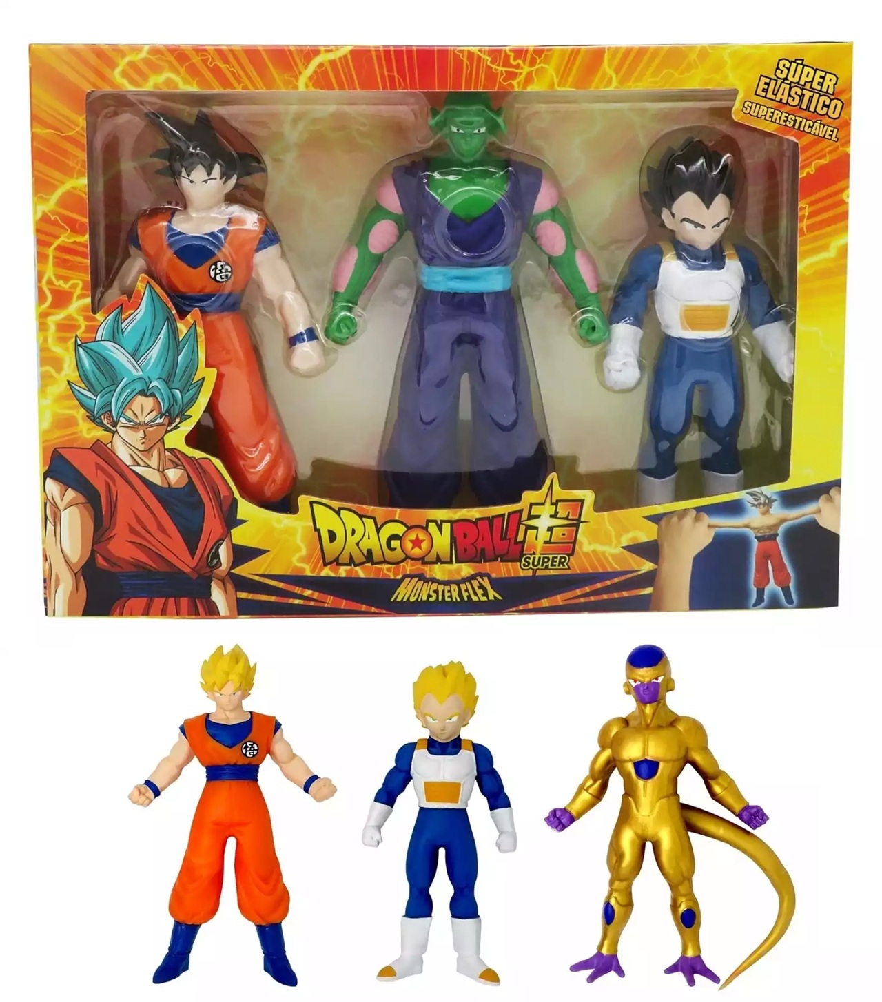 9a12fbc5a9d58909c7d2f5b2bab6498d Monster Flex Dragon Ball Pack 3 Pers - immagine 1