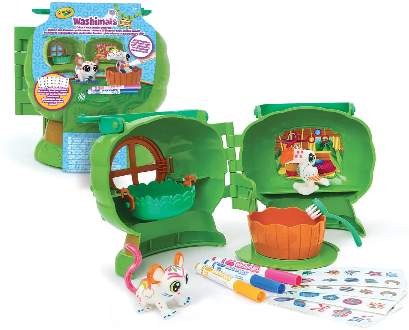 9ab5c5b64755626828af9300c890f1c1 Crayola Washimals Casetta sull'Albero - immagine 1