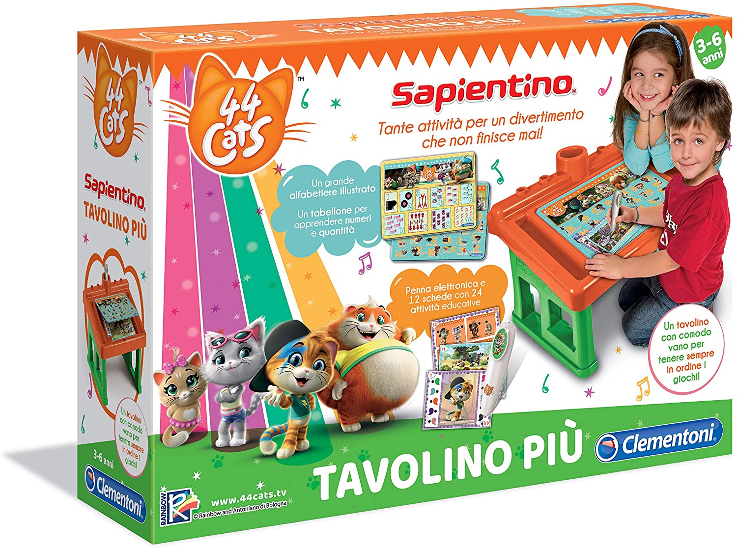 9ac20358f85688f3d33b8b262e7566fb Sapientino Tavolino Più 44 Gatti - immagine 1