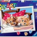 Ravensburger CreArt Serie D - Gattini sul Cuscino