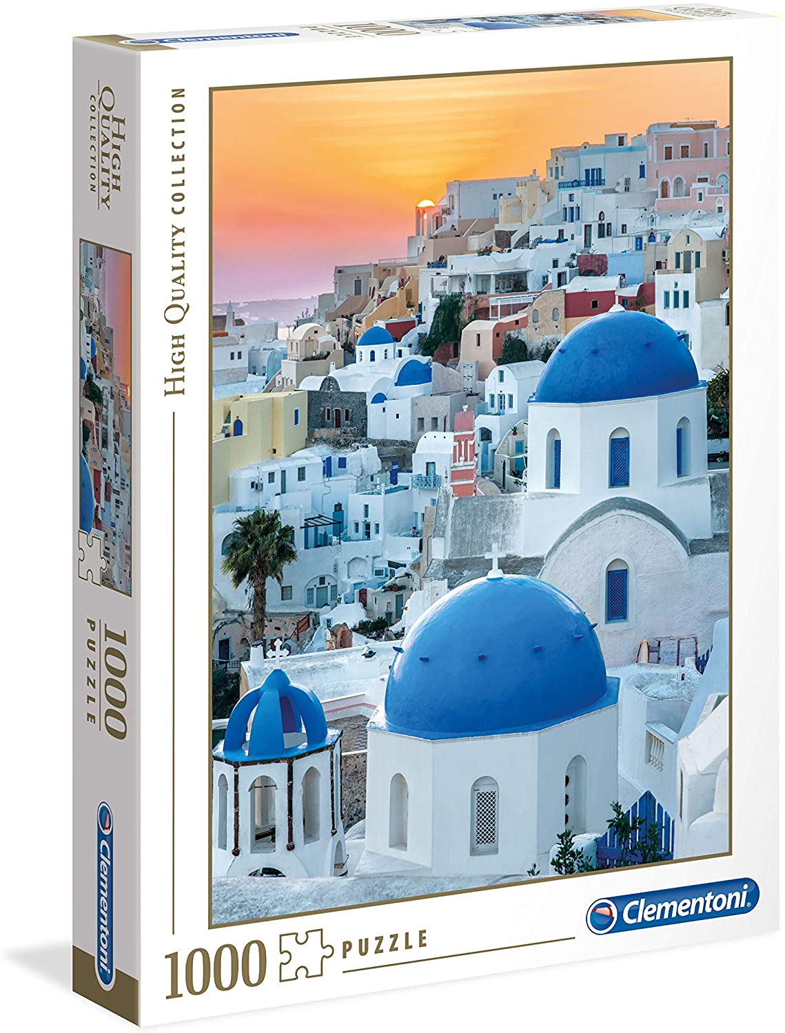 9c3c3f0c9f7f61fa7d812d6ec96c60f1 Clementoni Puzzle 1000 Pz. HQC Santorini - immagine 1