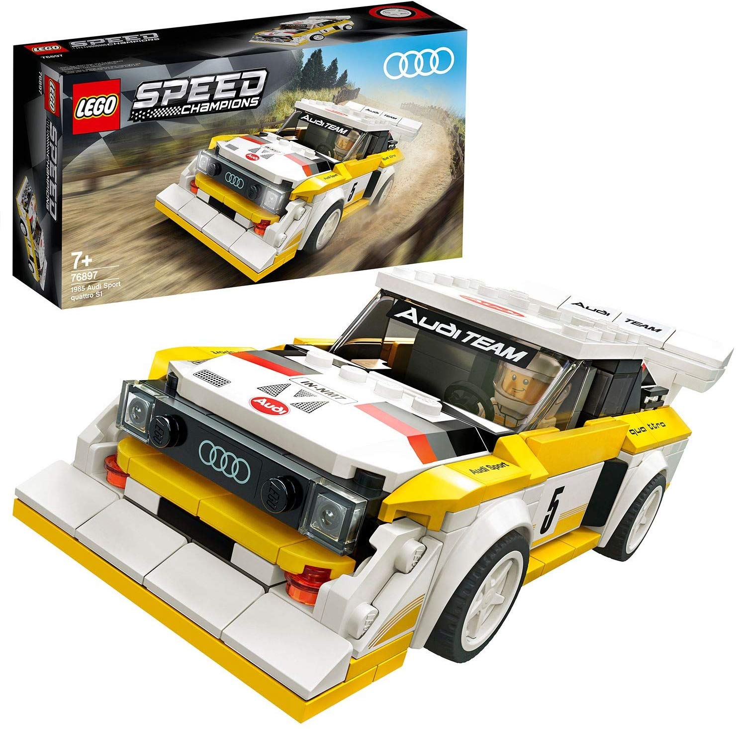 9c5b5cb8044682d1960198d9a60f8b93 Lego Speed Champions 1985 Audi Sport quattro S1 - immagine 1
