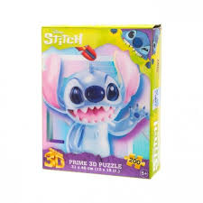 9cdbf7da21c69a3c052f6130b7647a20 Puzzle 3D Stitch 200 pz - immagine 1