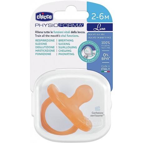 9d2ba6abfbe525755127decfcea61fd6 CHICCO GOMMOTTO PH.FORMA SOFT LUXE 2-6M 1P ARANCIO - immagine 1