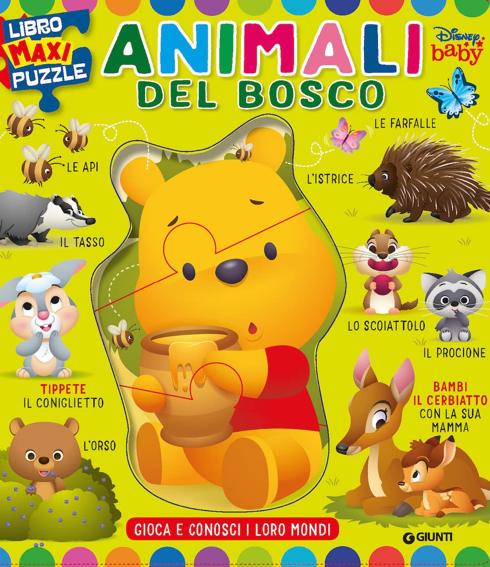 9d5644b964925209f4e39e6a692d3dd1 ANIMALI DEL BOSCO BABY MAXI PUZZLE - immagine 1