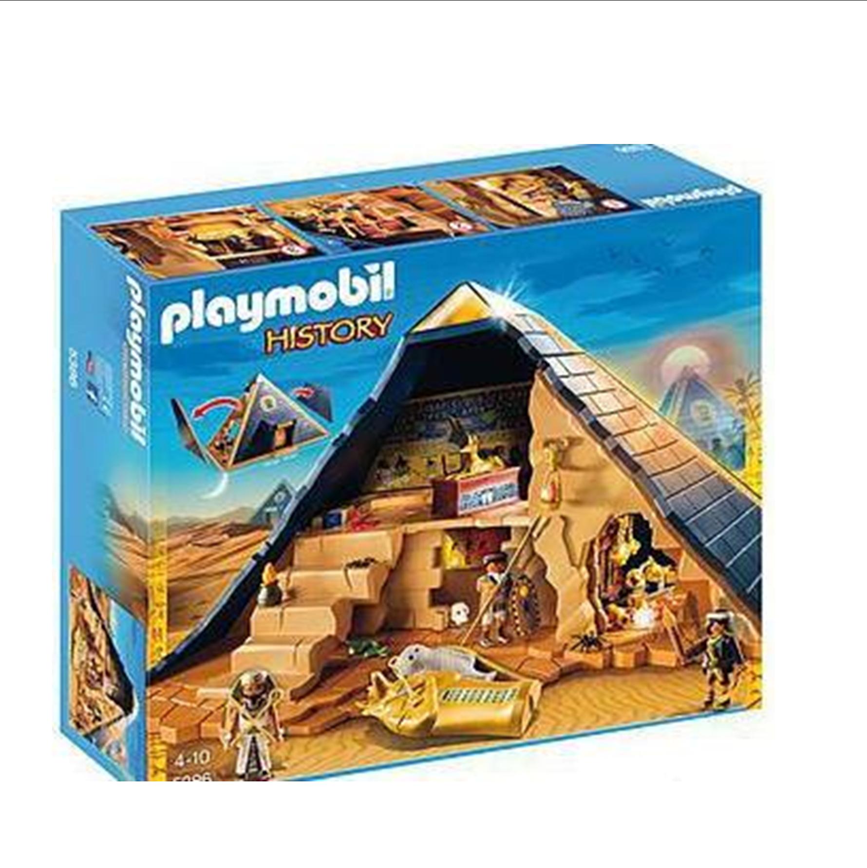 9dddc7db12f01ca291acad7e560bc24c Playmobil History Grande Piramide del Faraone - immagine 1