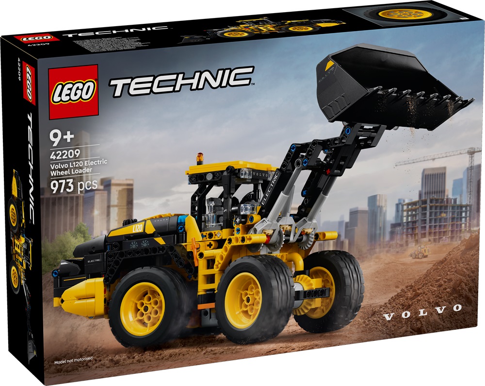9e0d6c086443a8e66faf70eaa8c94168 Lego Technic Pala gommata Volvo L120 Electric - immagine 1