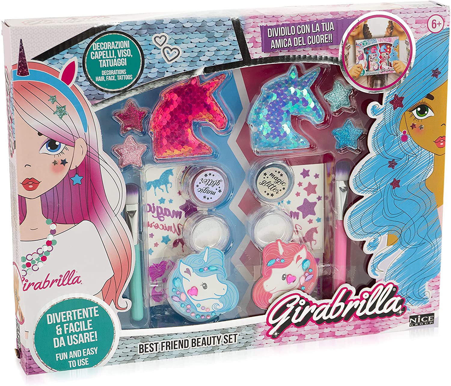 9e9df3cc84bb954e5fc0544cfe4f0d11 Girabrilla Best Friends Beauty Set - immagine 1