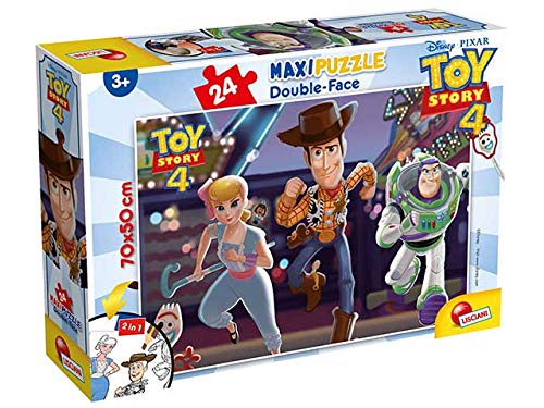 9ef4f1024abf6b63a0f7a97665768db6 Puzzle Lisciani Double Face MAXI 24 pz Toy Story - immagine 1