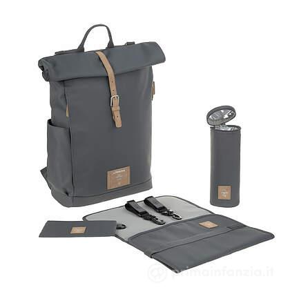 9fc294f812b24ac6b0a25d4e1083c263 LASSIG BACKPACK ROLLTOP ANTHRACITE - immagine 1