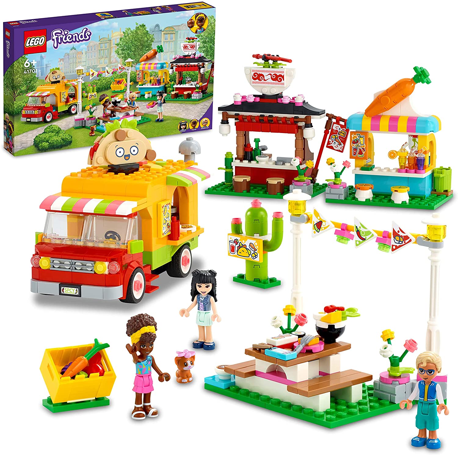 a14bd4e834ab93ddcd79b923f021f43b Lego Friends Il Mercato dello Street Food - immagine 1