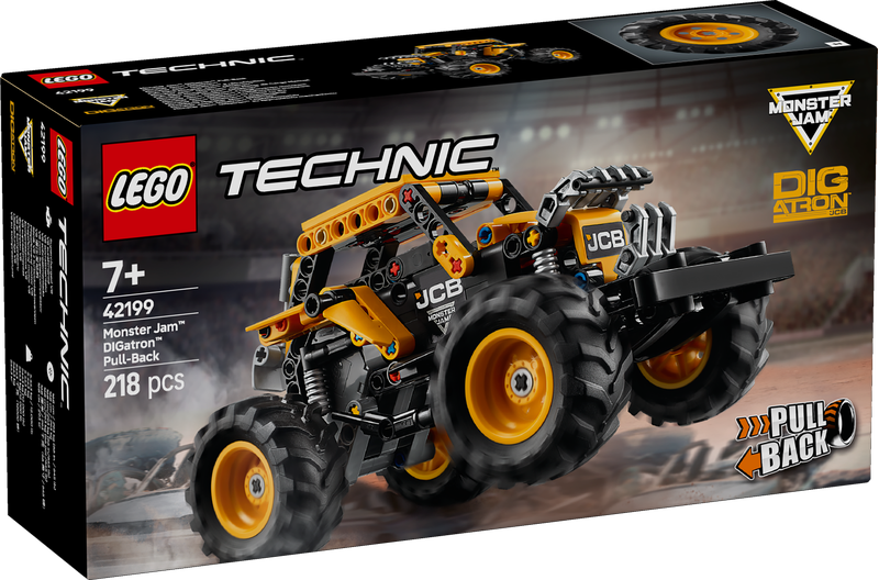 a2c392059612319b115887cd3dbea674 Lego Technic Pull-back Monster Jam DIGatron - immagine 1