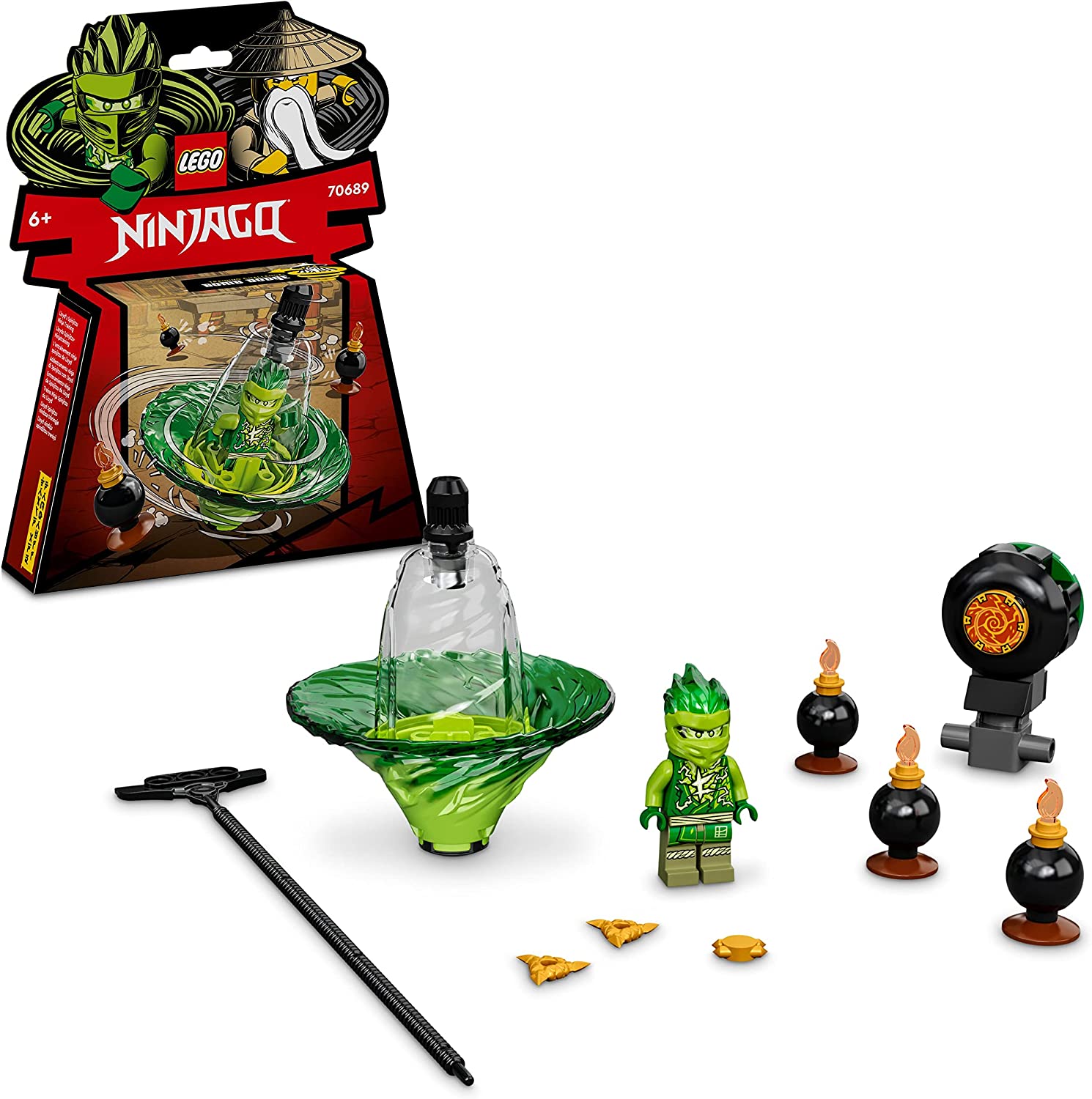 a375cc53f72d220bc2a0f213a58ff6e6 Lego Ninjago Addestramento ninja di Spinjitzu con Lloyd - immagine 1