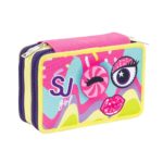 *ASTUCCIO 3 ZIP SJ GANG FACCE DA SJ GIRL VIOLET