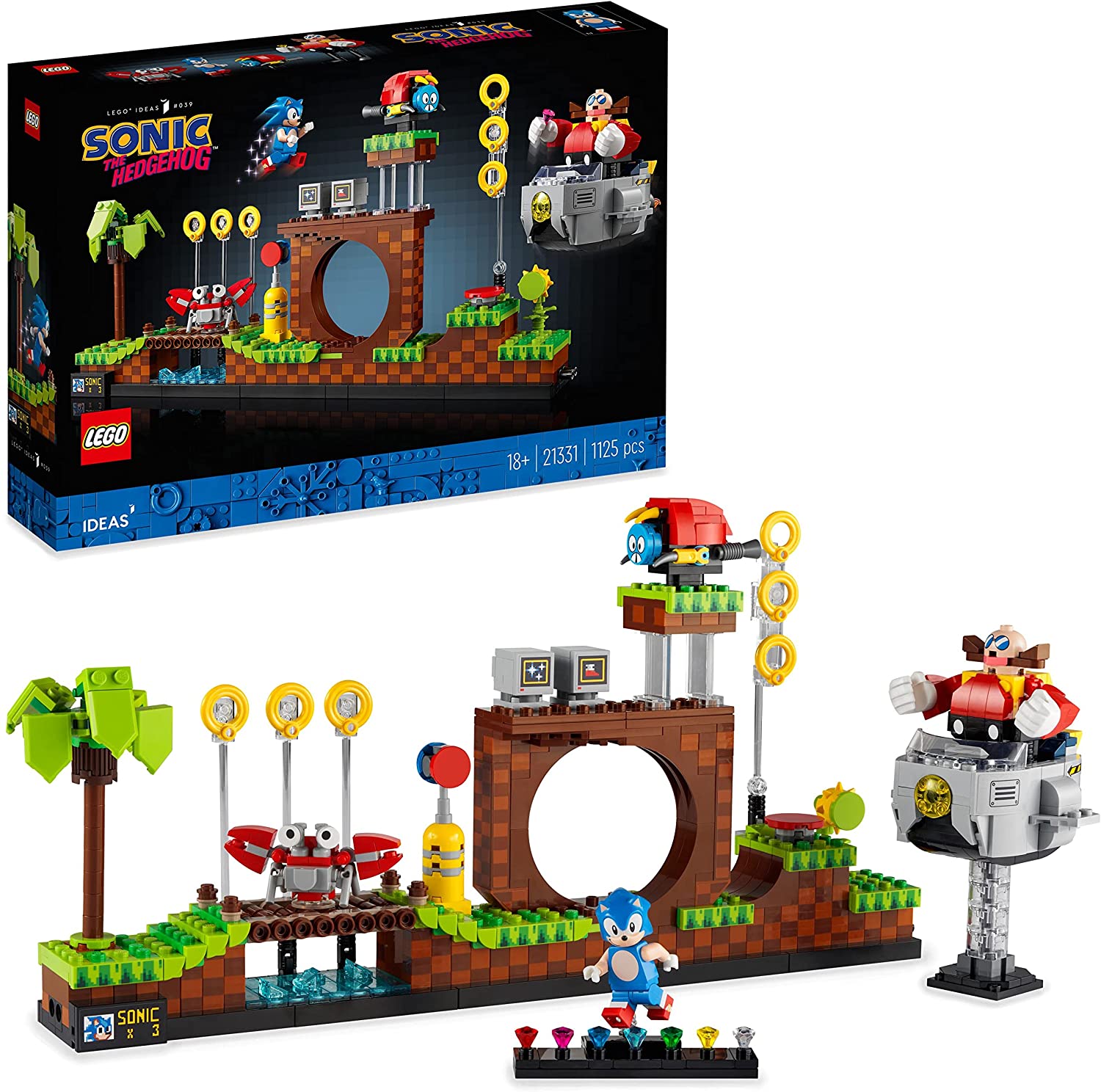 a41675cdbe93ab9293ae98122015e1a2 Lego Ideas Sonic the Hedgehog Green Hill Zone - immagine 1