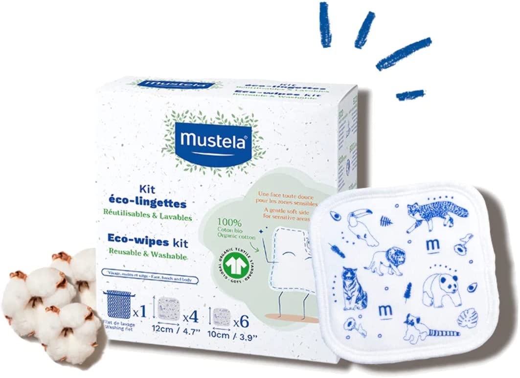 a44673396bf4a3c90382d7a11acf73cc Mustela Salviette Lavabili Conf. 10 pz. - immagine 1