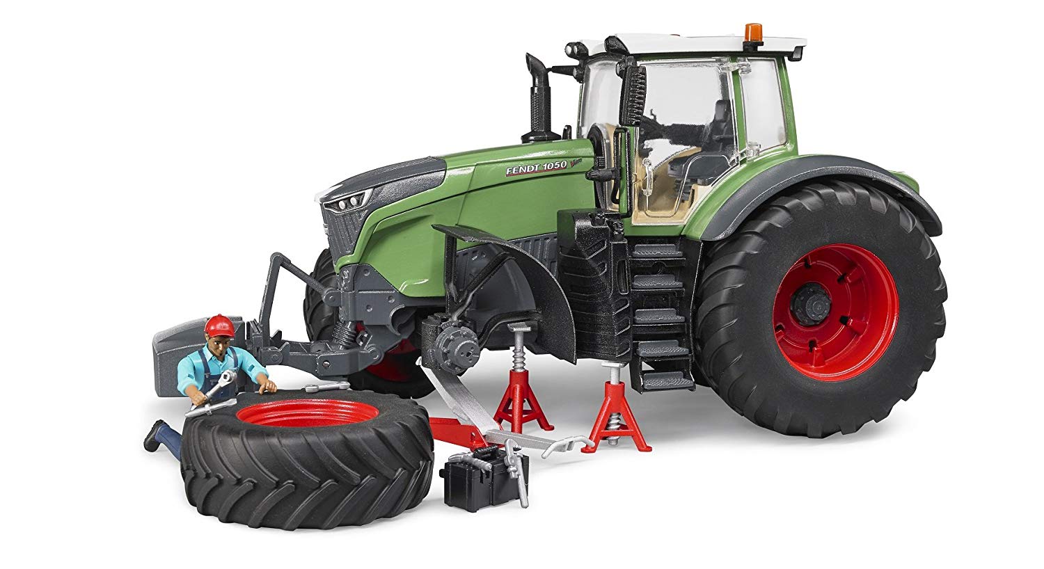 a4edc2166aff0805807fcf1a82dd190c Bruder - Trattore Fendt 1050 con Attrezzatura Meccanica - immagine 1