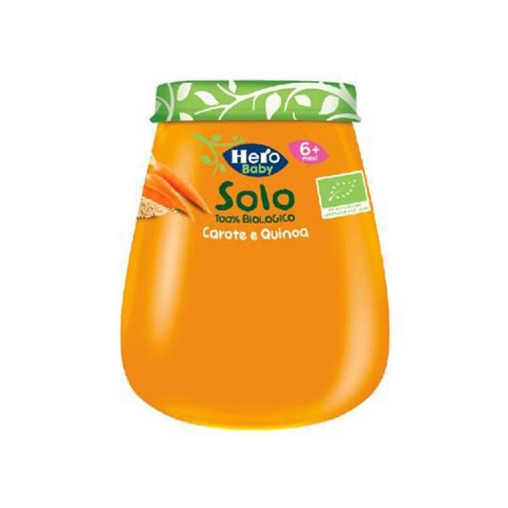 a610c6addcf016b8c59bc97fdf55076a Hero Omogeneizzato Bio Carote/Quinoa Gr.120 - immagine 1