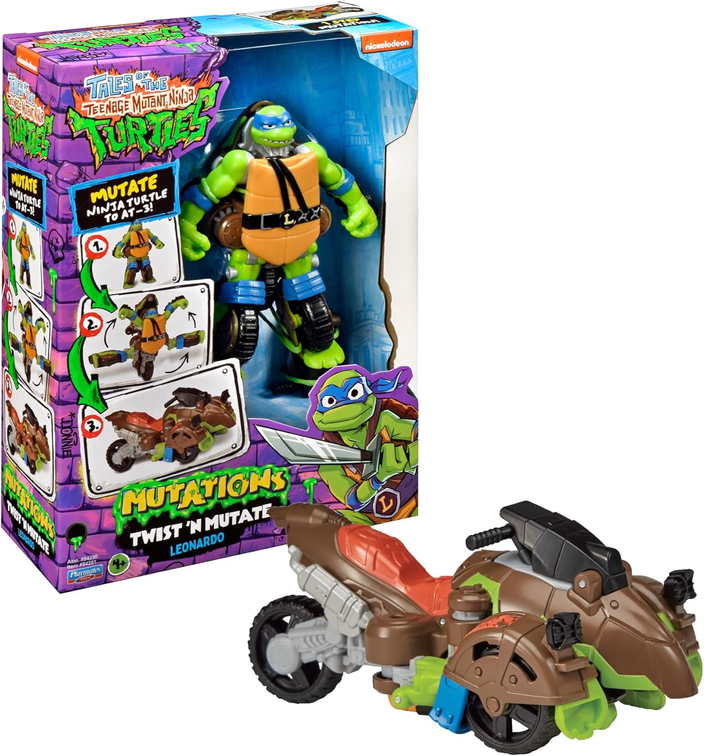 a776b02bb1431718008fc65d2de9a931 Turtles Mutant Mayhem Veicoli Trasformabili Leonardo - immagine 1