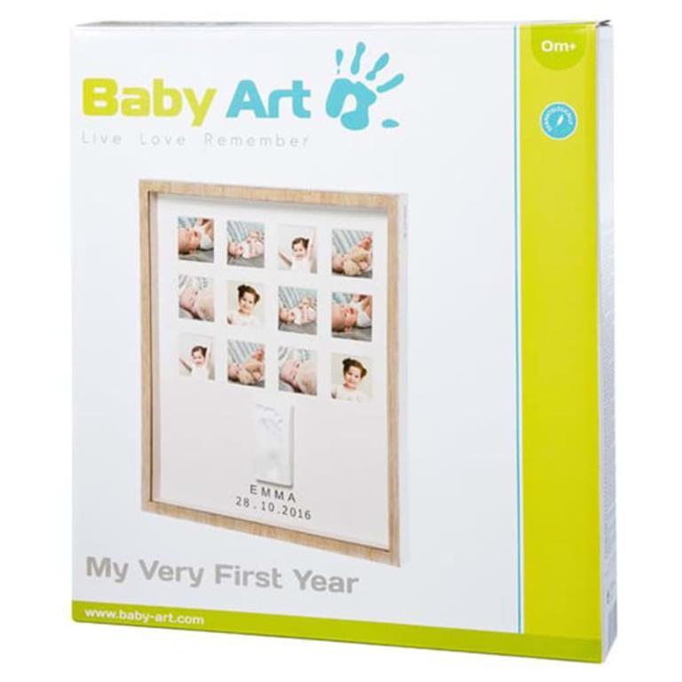 a8706d6cb007448eecb1cc011c8decca Baby Art - Cornice per Foto e Calco - Il mio Primo Anno - immagine 1