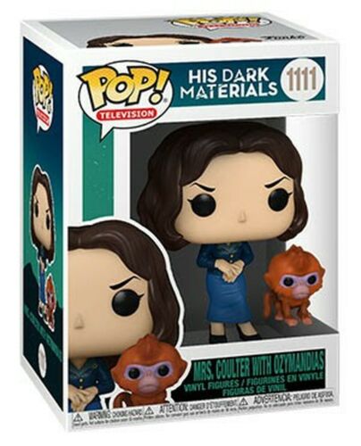 a959edfd32a3ff81d10a25686e10aa3d FUNKO POP HIS DARK MATERIALS - MRS. COULTER WITH THE GOLDEN MONKEY - immagine 1