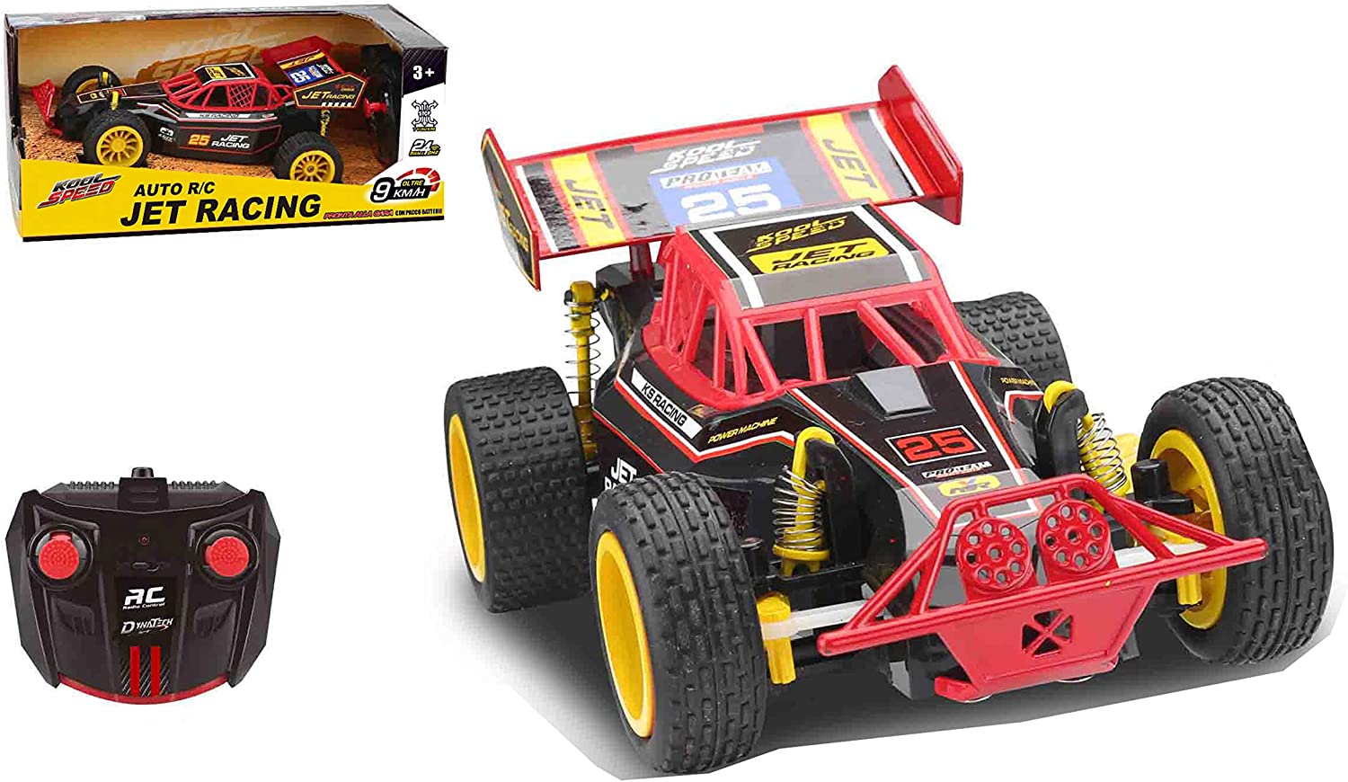 ace7434fa71ebc0a8a8d37103e0b85e2 Kool Speed Auto R/C Buggy Jet Racing con Pack Cm.26 - immagine 1