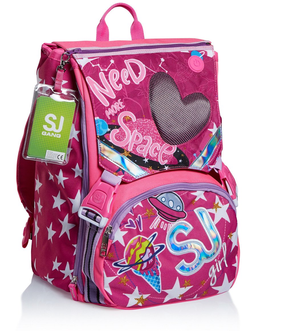 ada2bd262121f516f64cc90304aee0dc Zaino Sdopp. Big SJ Gang Ledtech Girl - immagine 1
