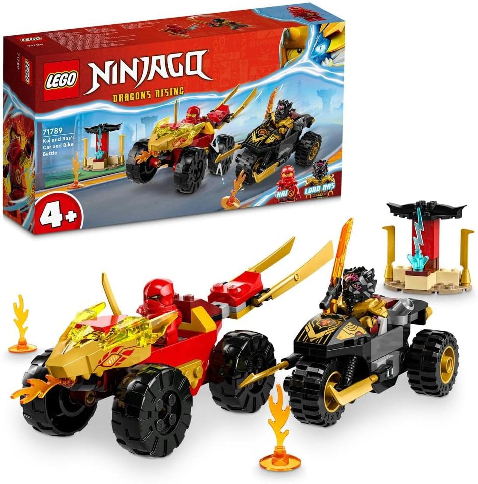 adca180bdffa82a0243fe322186c3bd8 Lego Ninjago Battaglia su auto e moto di Kai e Ras - immagine 1