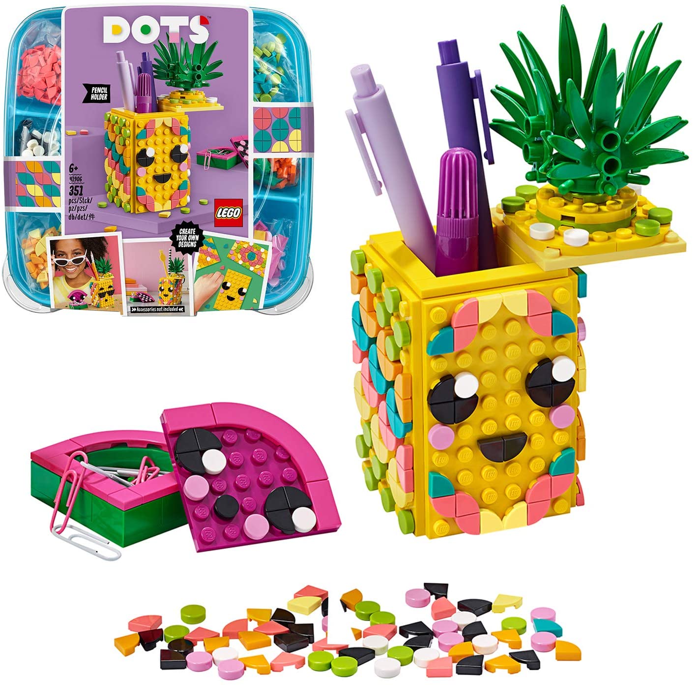 addd47bf236616d90a310fb288e168e3 Lego Dots Ananas Portapenne - immagine 1