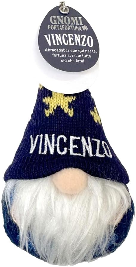 ae57cd47334e18d66f39809443f59802 VINCENZO - GNOMO PORTAFORTUNA - immagine 1