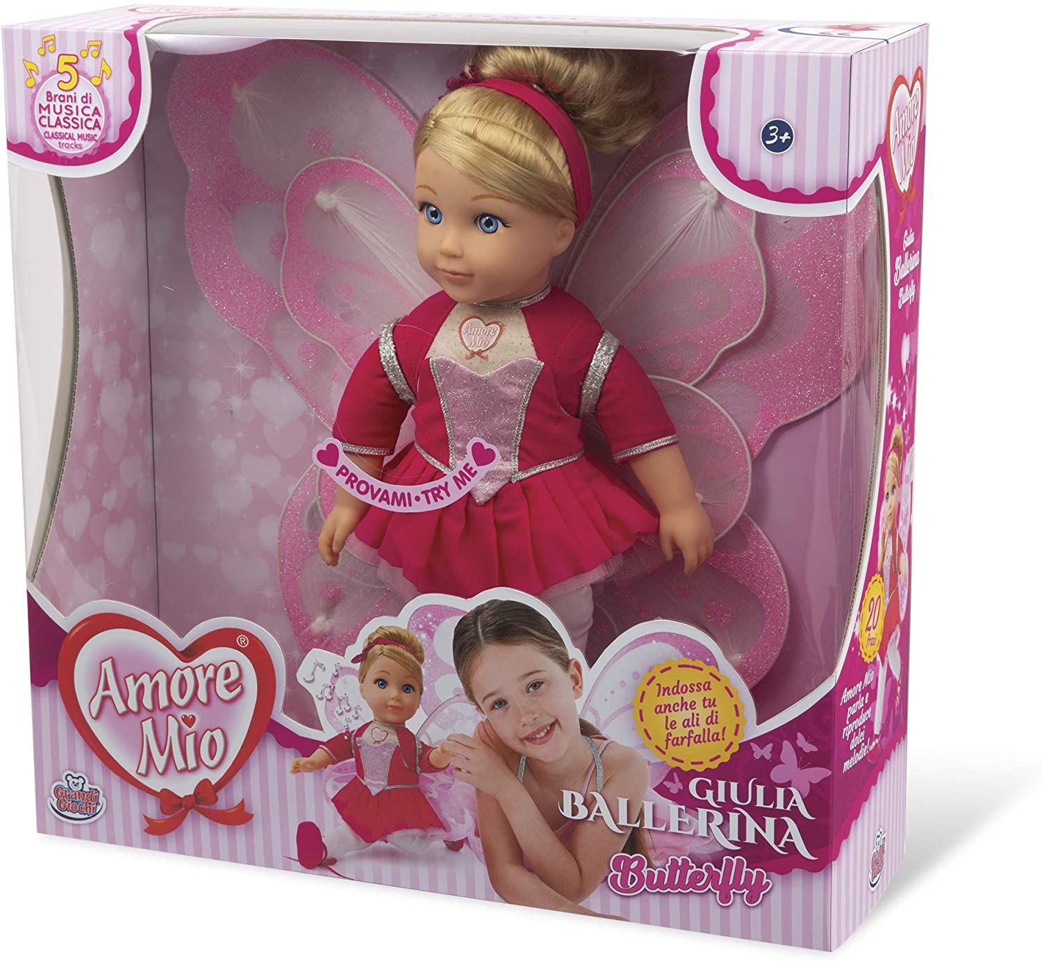 af2728f7f93e74a141613ac958d4e61b *Amore Mio Giulia Ballerina Butterfly - immagine 1
