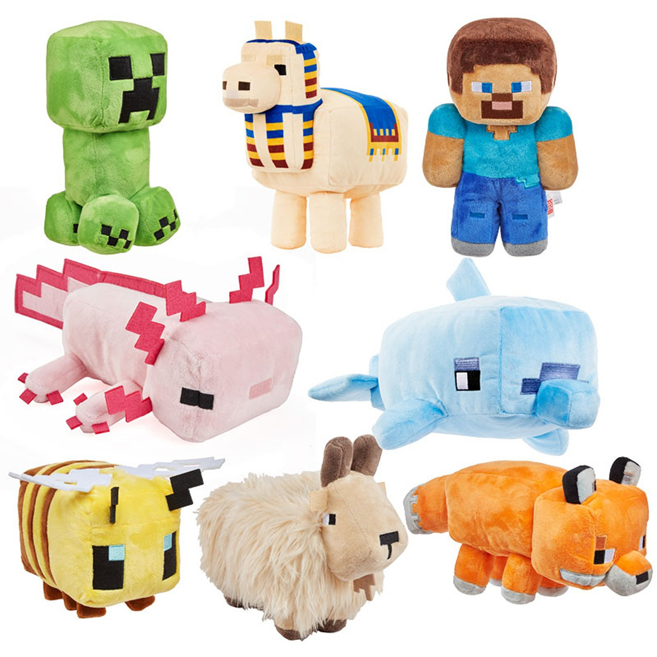 afc73b8cdeb2210b4e919823bc28556b Minecraft 8 Basic Plush Ass. - immagine 1