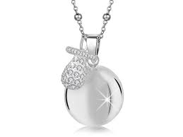 afeb0c2d9f66c423a4d310a539f1f13f Mamijux Chiama Angeli con Ciuccio piatto cristalli traforato - immagine 1