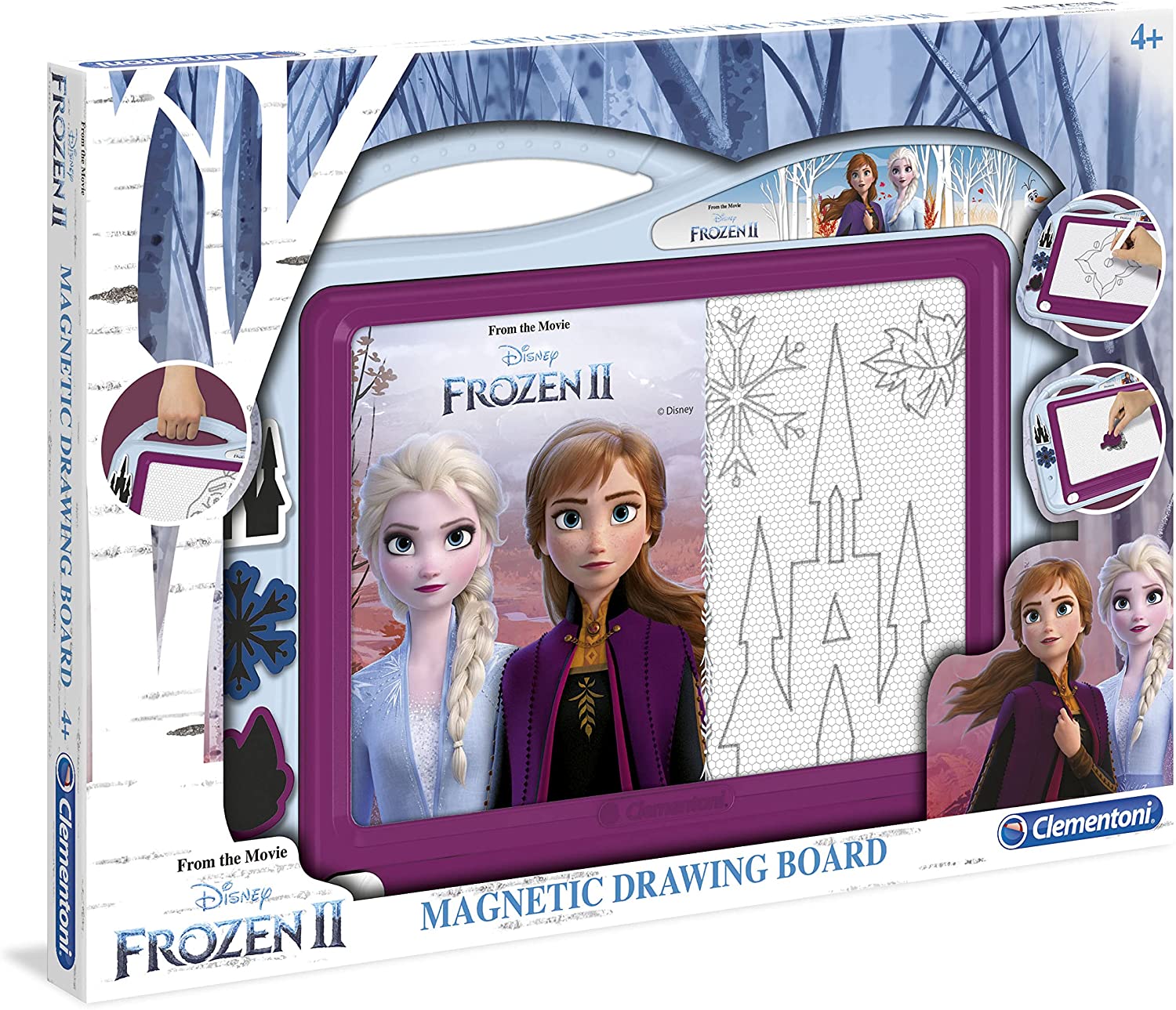 b126ff96e2d1ab37ed2c3aec9fca8de1 Clementoni Lavagna Magnetica Frozen 2 - immagine 1