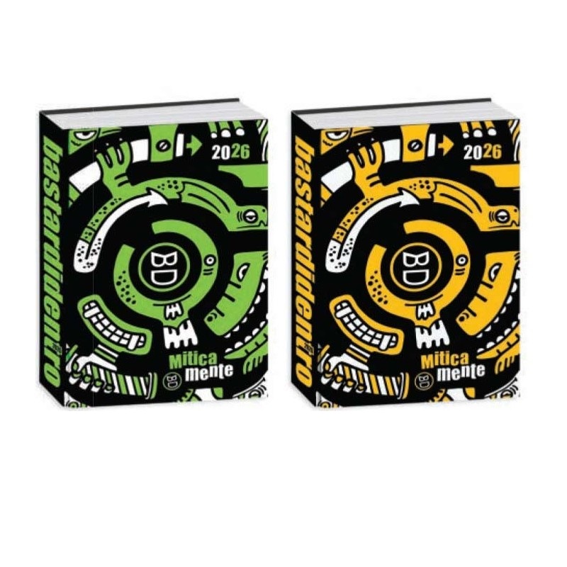 b1764fdd511ea9cd4c08b7bd5c0fe7a3 DIARIO POCKET 16M # SUPERSPECIAL FLUO BASTARDIDENTRO AGENDA MITICAMENTE - immagine 1