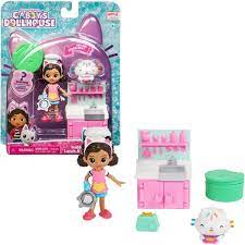 b22634b8274d93763c93b1911b639f56 Gabby Dollhouse - Pack 2 Personaggi con acc. Cucina - immagine 1