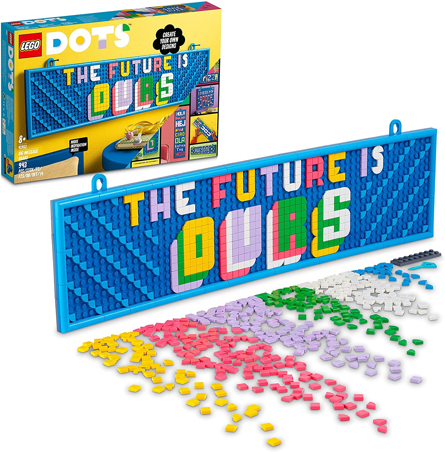 b35d92617a71afe172401df9696a237b Lego Dots Area messaggi grande - immagine 1