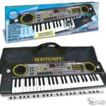 Bontempi Tastiera Digitale a 49 tasti passo medio con usb,borsa e presa per cuffia