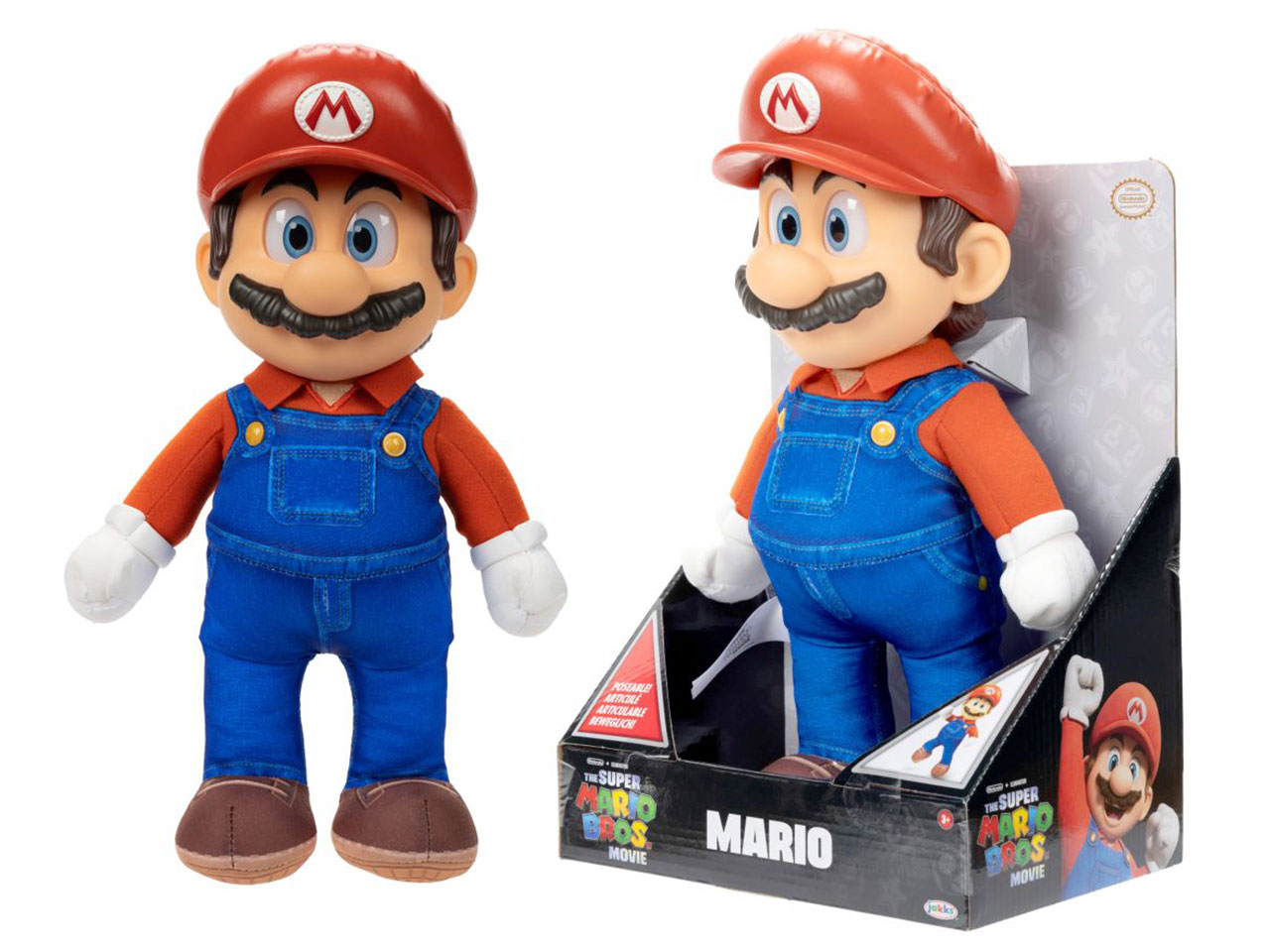 b3c85a7ebc4d19a6d0c62e9de555ace4 Super Mario The Movie Roto Plush Mario The Movie - immagine 1